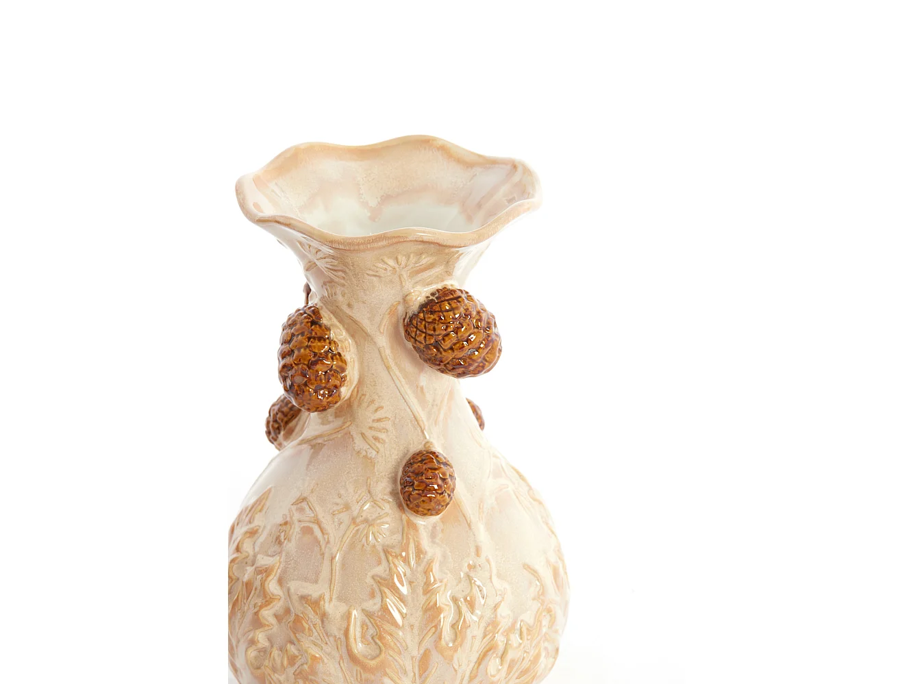 Vaas BLISSA - Ø18x27.5 cm - Bruin