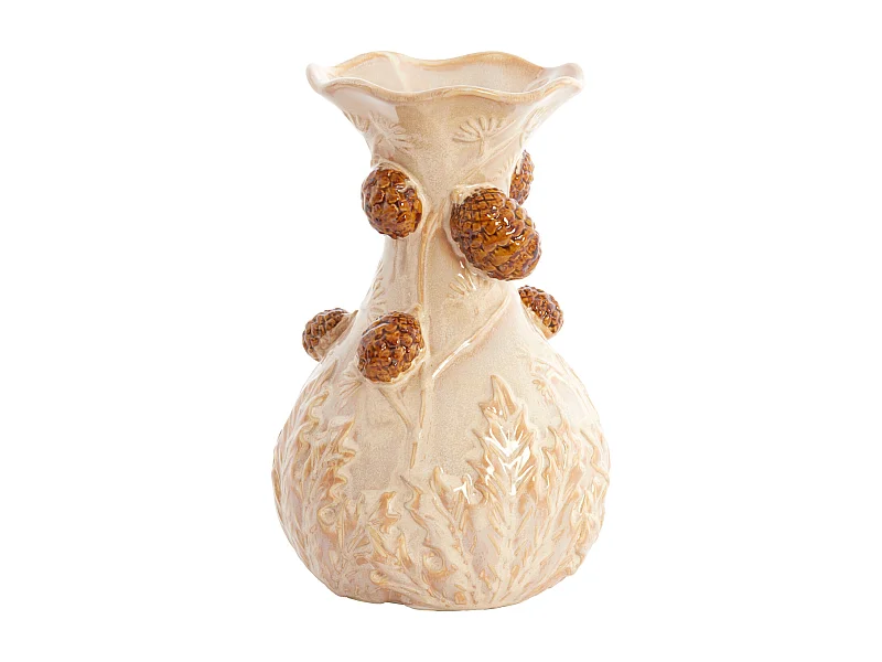 Vase BLISSA - Ø18x27,5 cm - Marron