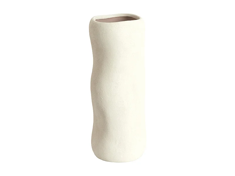 Vase SERAFINA - Ø15,5x38 cm - Blanc