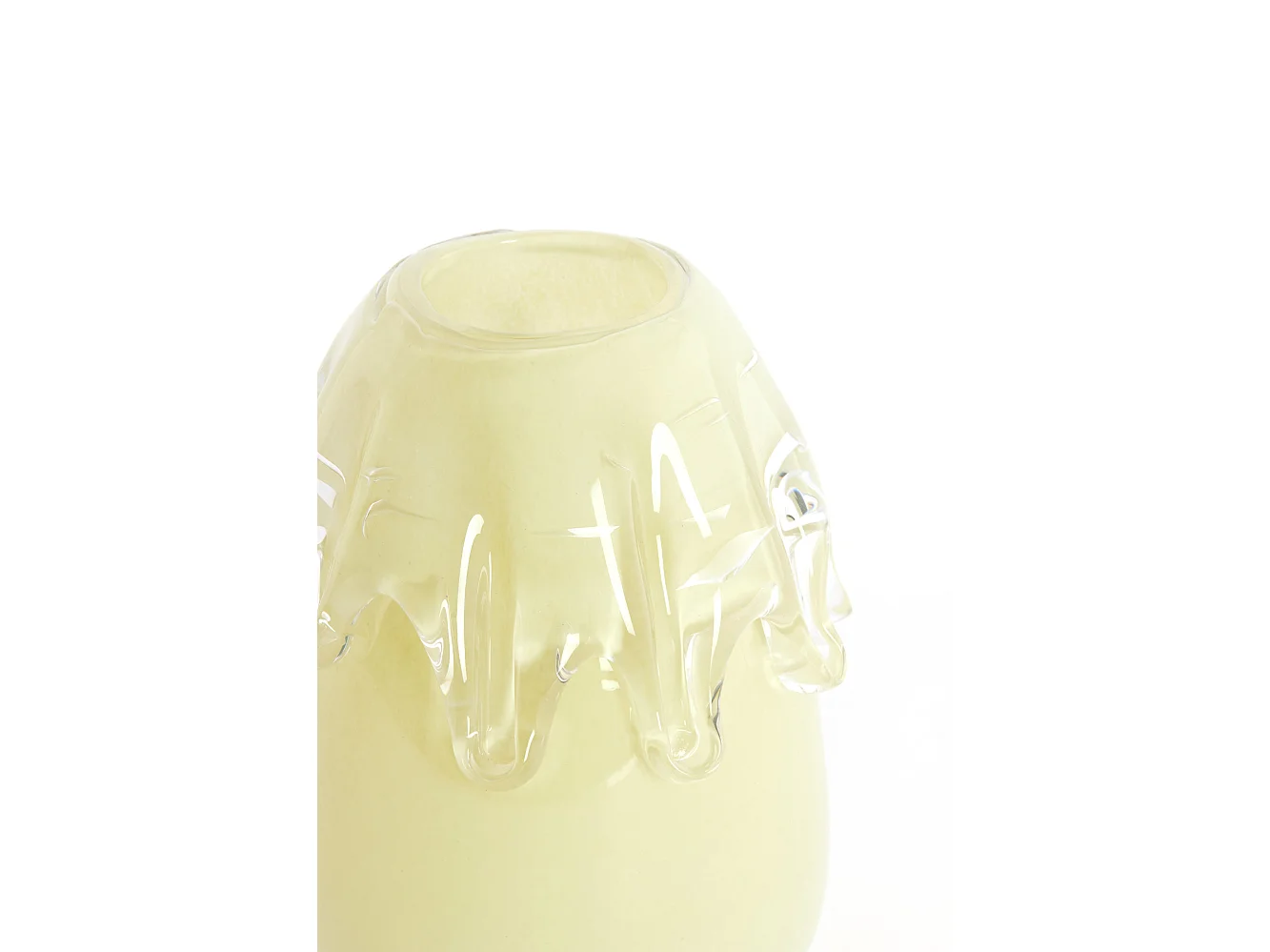 Vase LYSIRA - Ø17,5x23 cm - Jaune