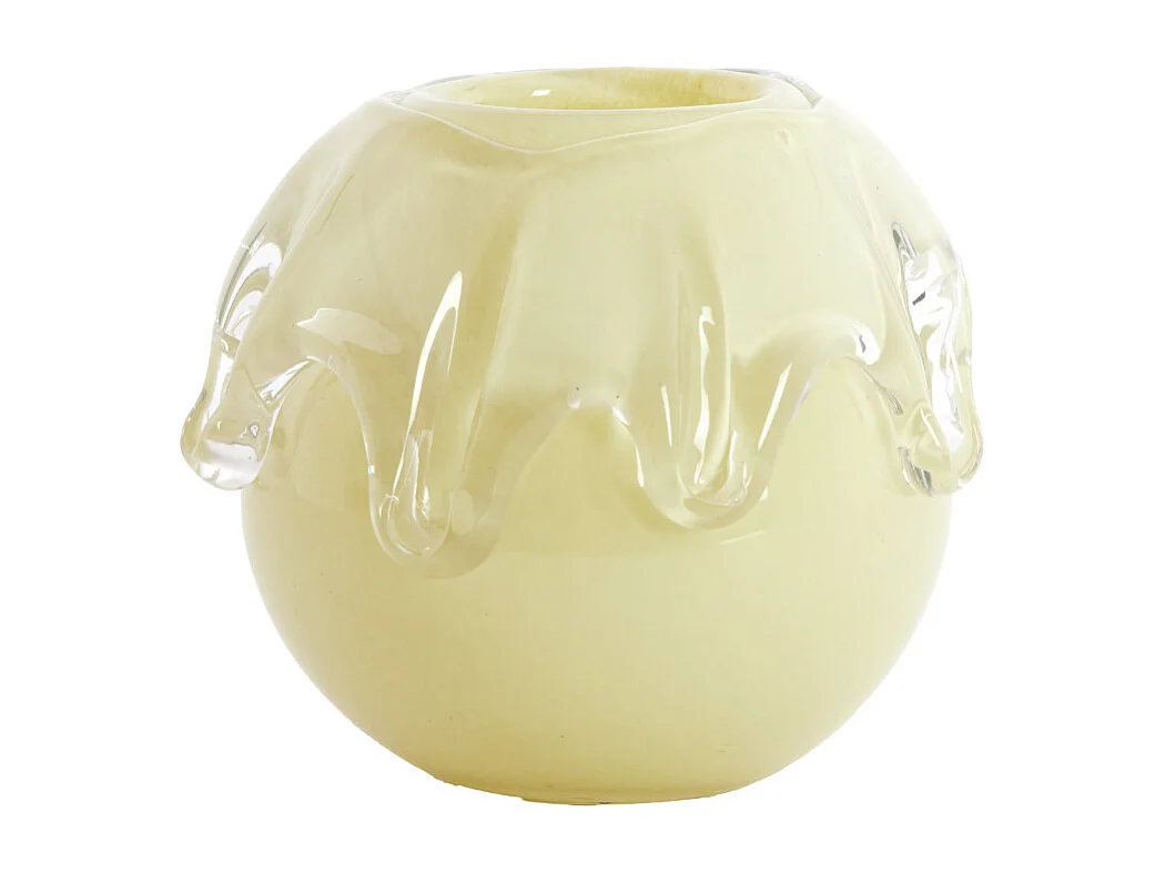 Vase LYSIRA - Ø17x14,5 cm - Jaune