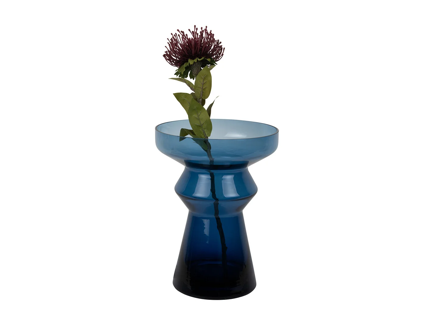 Vase Majesto - 22,5x22,5x30 cm - Bleu