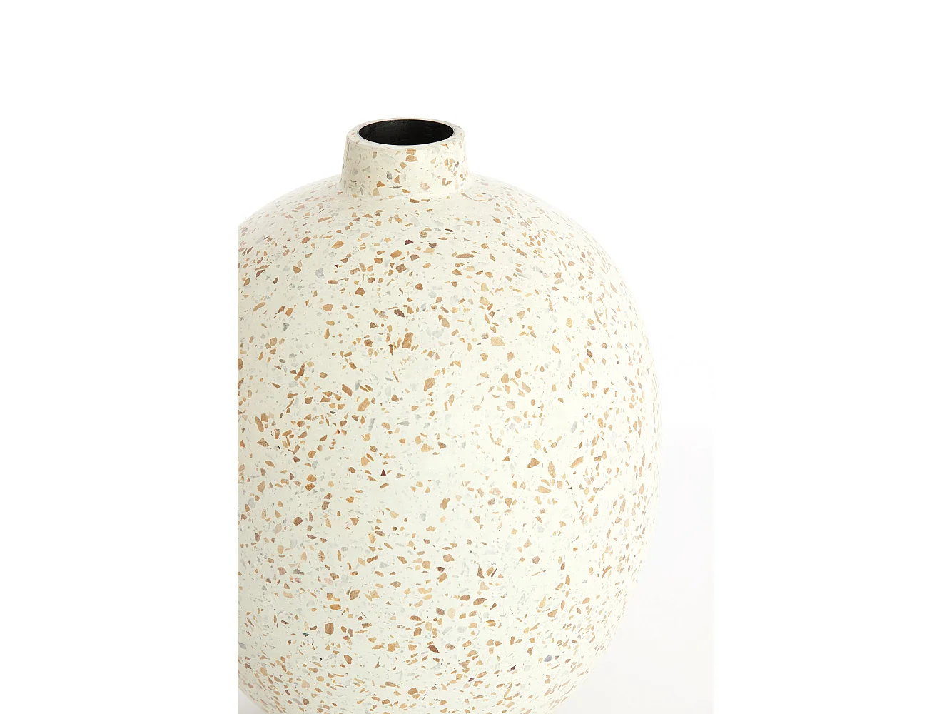 Vase ORXETA - Ø28x34 cm - Blanc