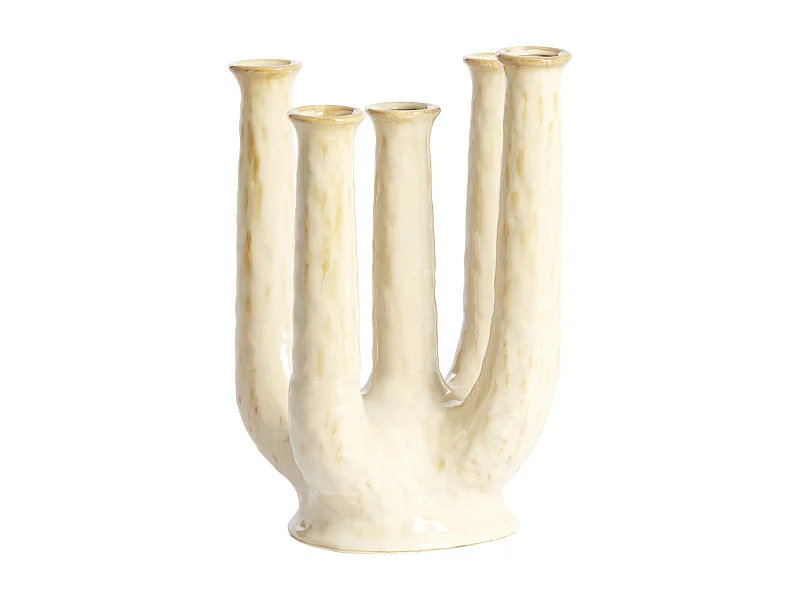 Vase LEONJO - 22x16,5x30 cm - Marron