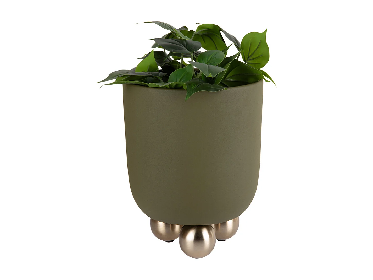 Pot de fleurs Estilo - 23x23x28 cm - Vert