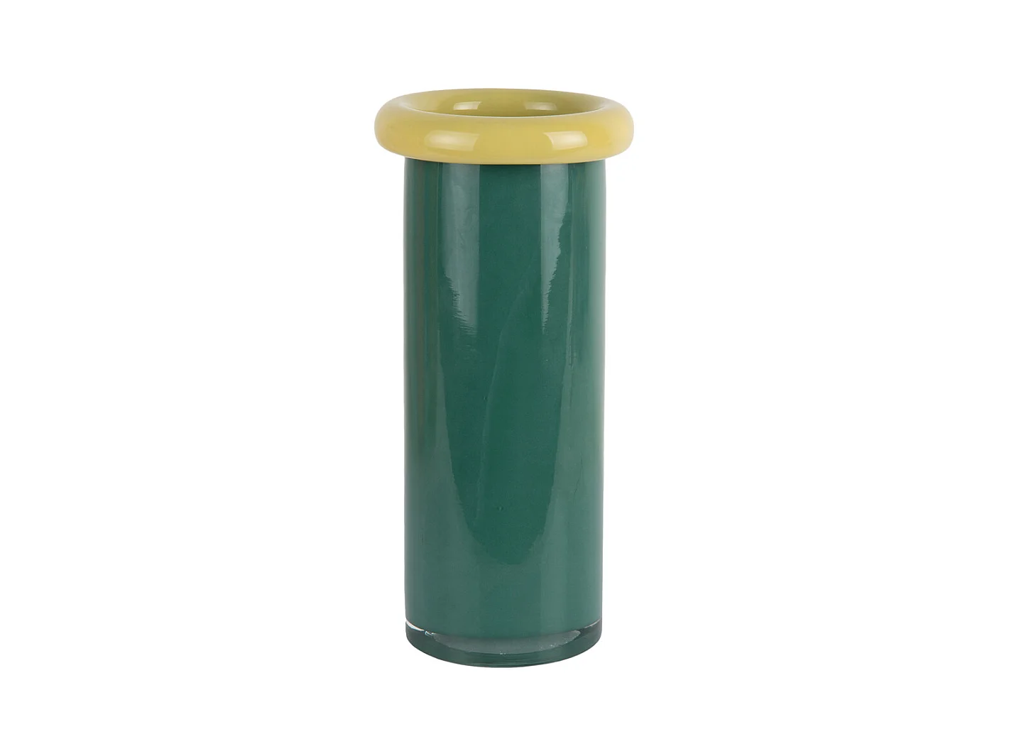 Vaas Plegado  - 12.2x12.2x27.5 cm - Groen