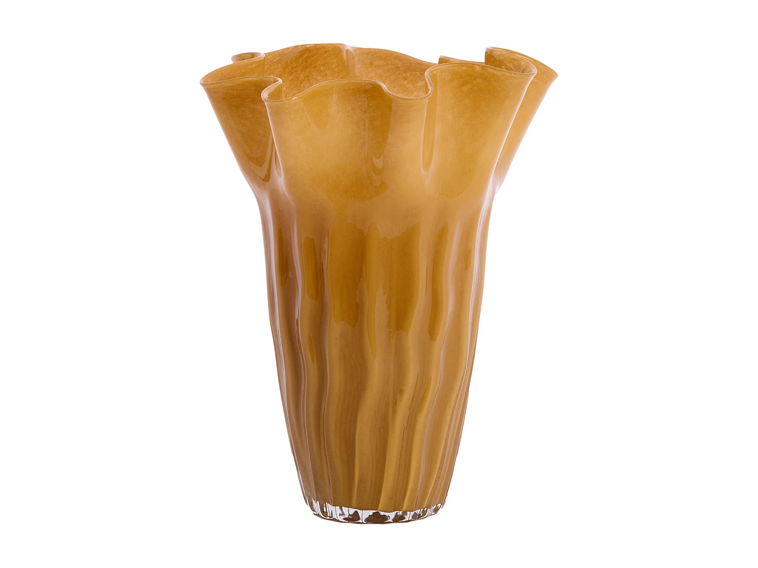 Vase KAMAY - Ø26x35,5 cm - Marron