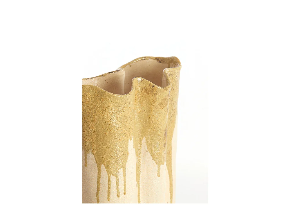 Vase FLOVILLA - 12x9,5x30 cm - Blanc