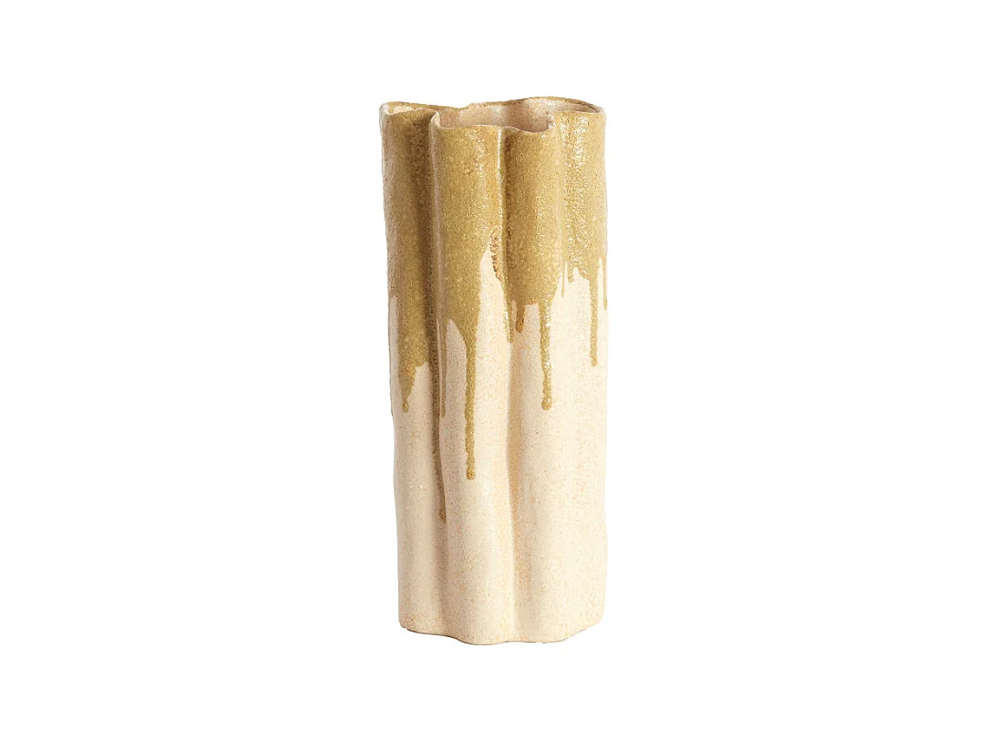 Vase FLOVILLA - 12x9,5x30 cm - Blanc