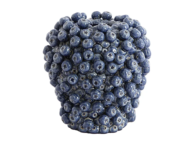 Vase Baies - Ø25,5x27 cm - Bleu