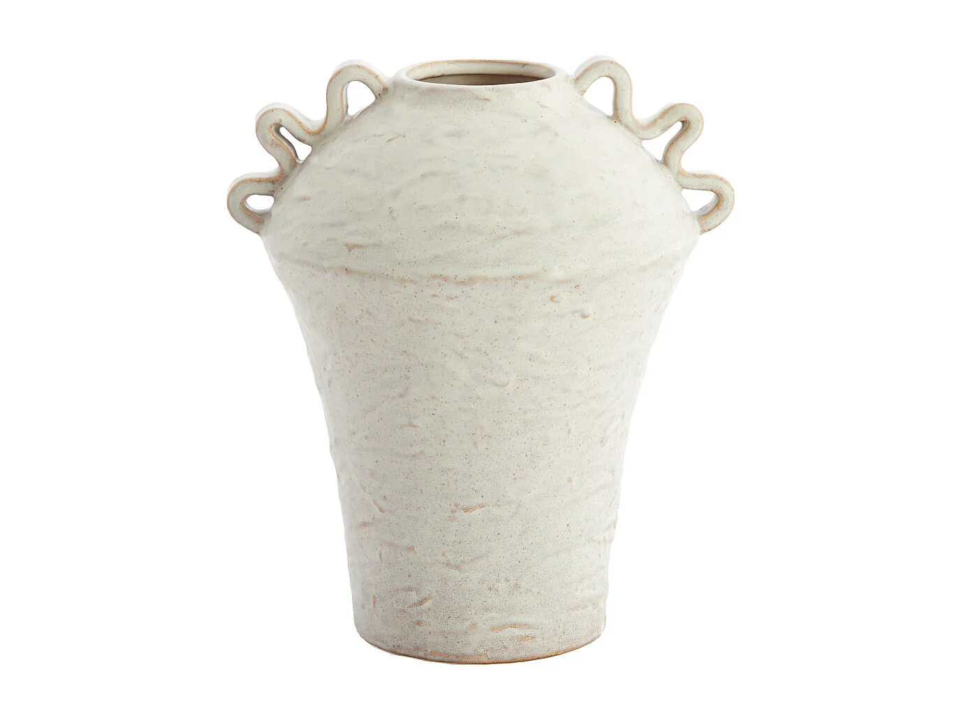 Vase VOLCA - 24x20,5x28 cm - Blanc