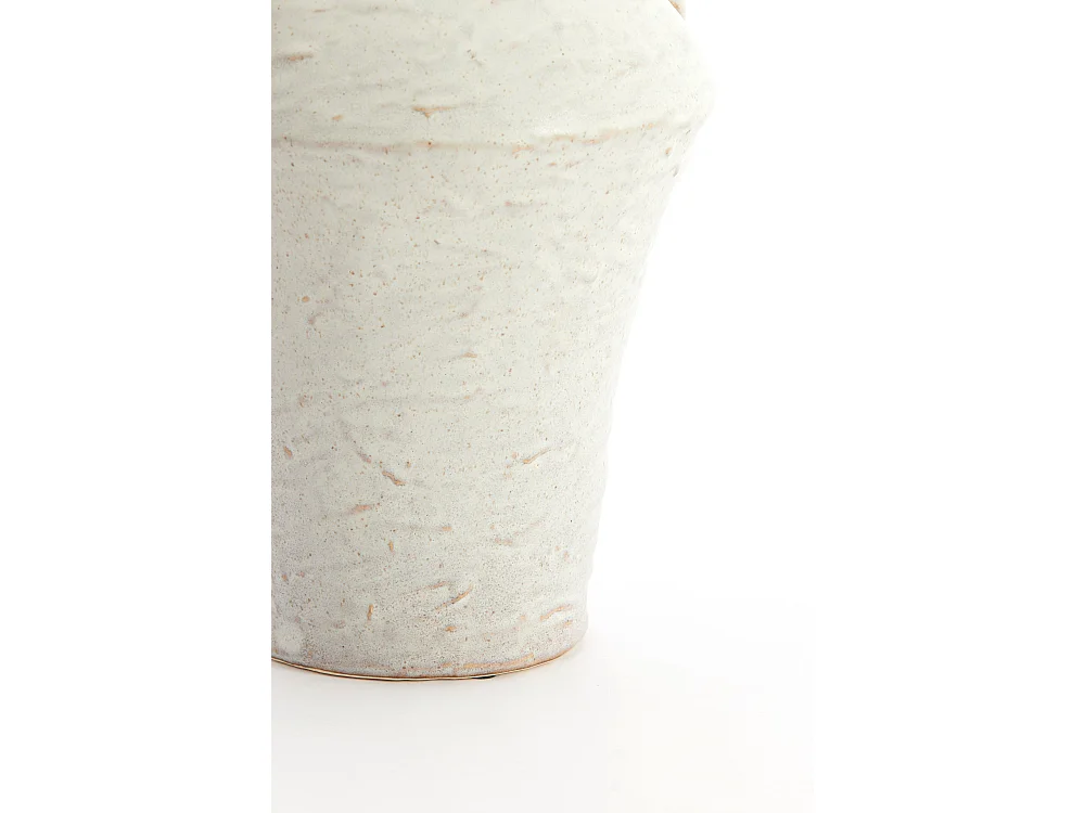 Vase VOLCA - 24x20,5x28 cm - Blanc
