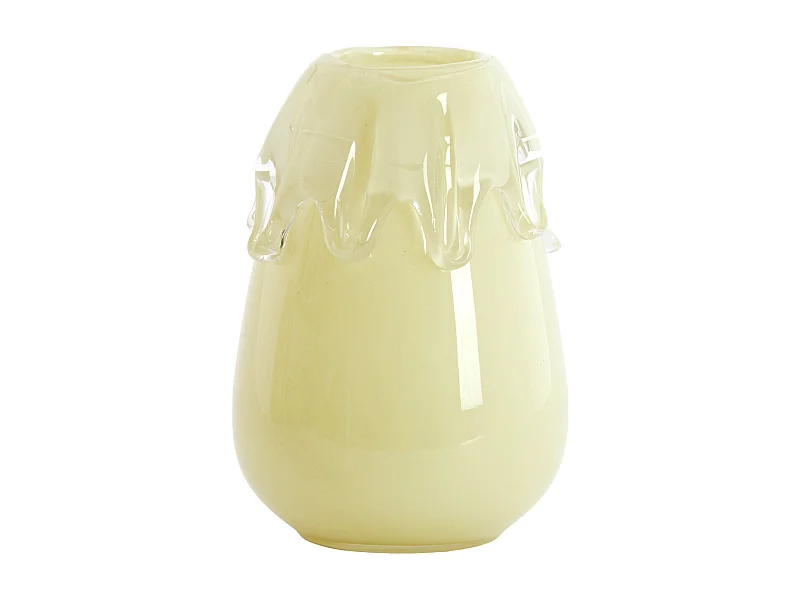 Vase LYSIRA - Ø19,5x26,5 cm - Jaune