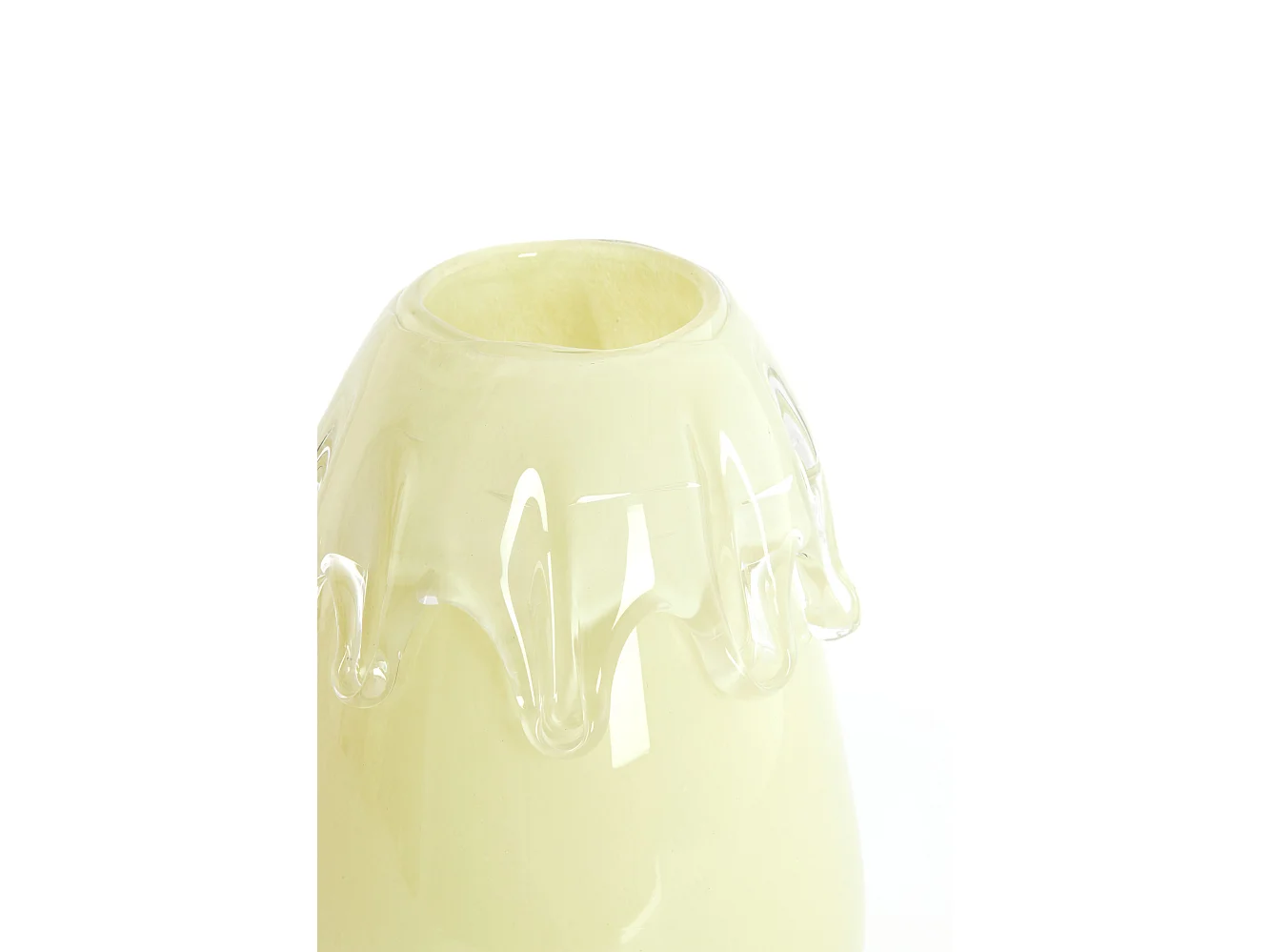 Vase LYSIRA - Ø19,5x26,5 cm - Jaune