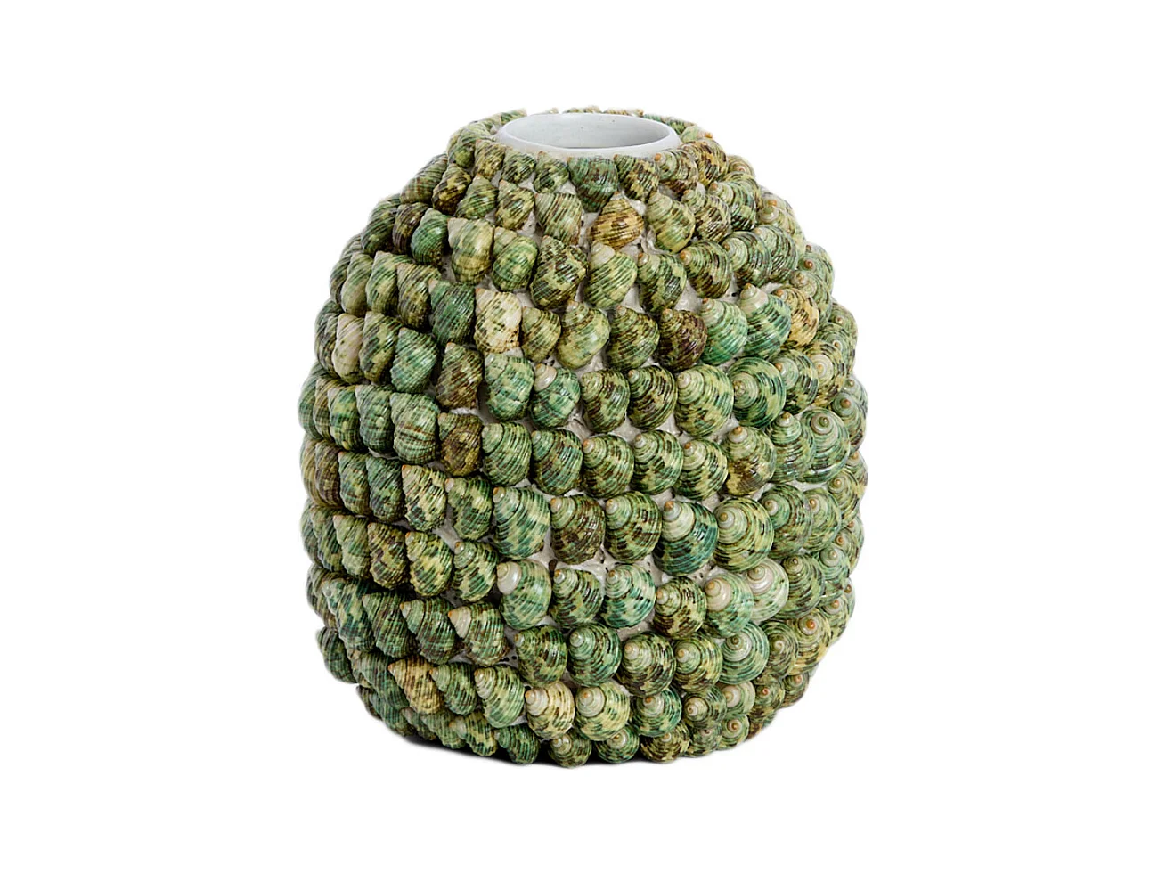 Vase SHELL - Ø20,5x21,5 cm - Vert