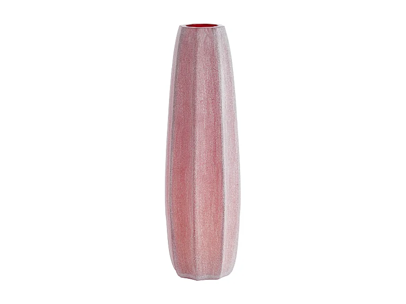 Vase BRADLEY - Ø17x60 cm - Rouge
