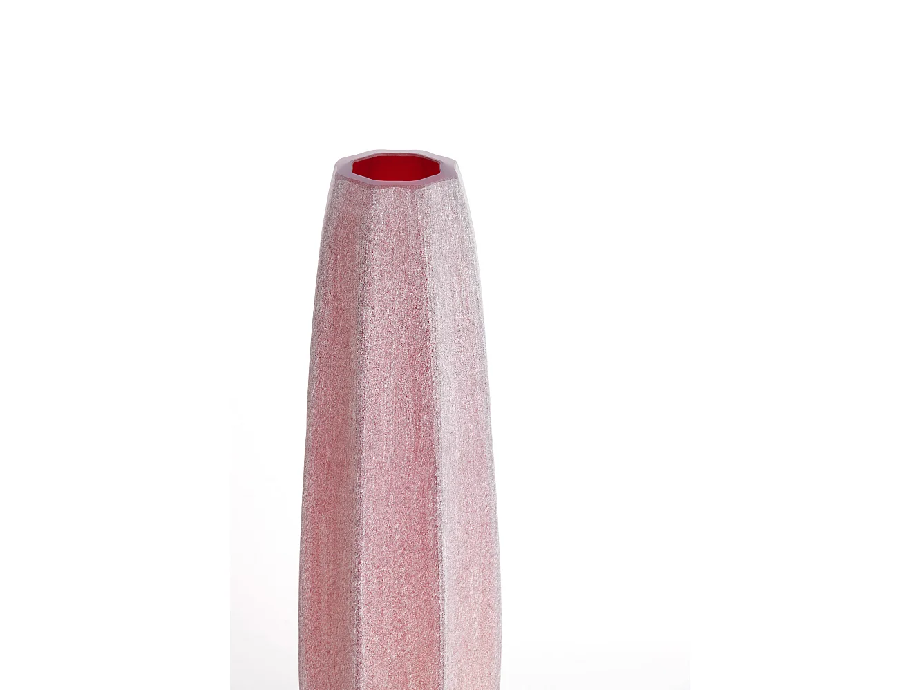 Vase BRADLEY - Ø17x60 cm - Rouge