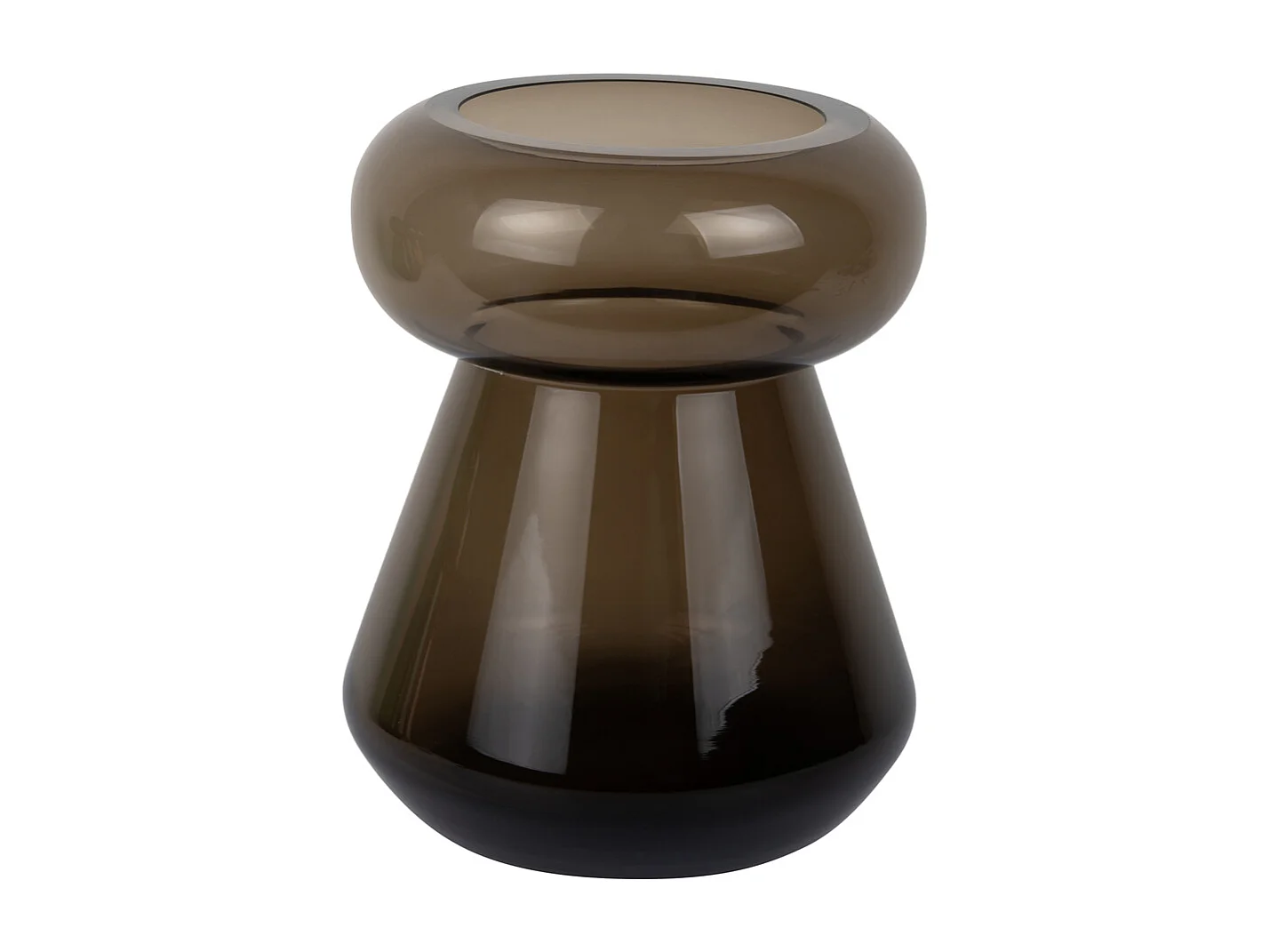 Excellent Vase - 20,5x20,5x26 cm - Marron