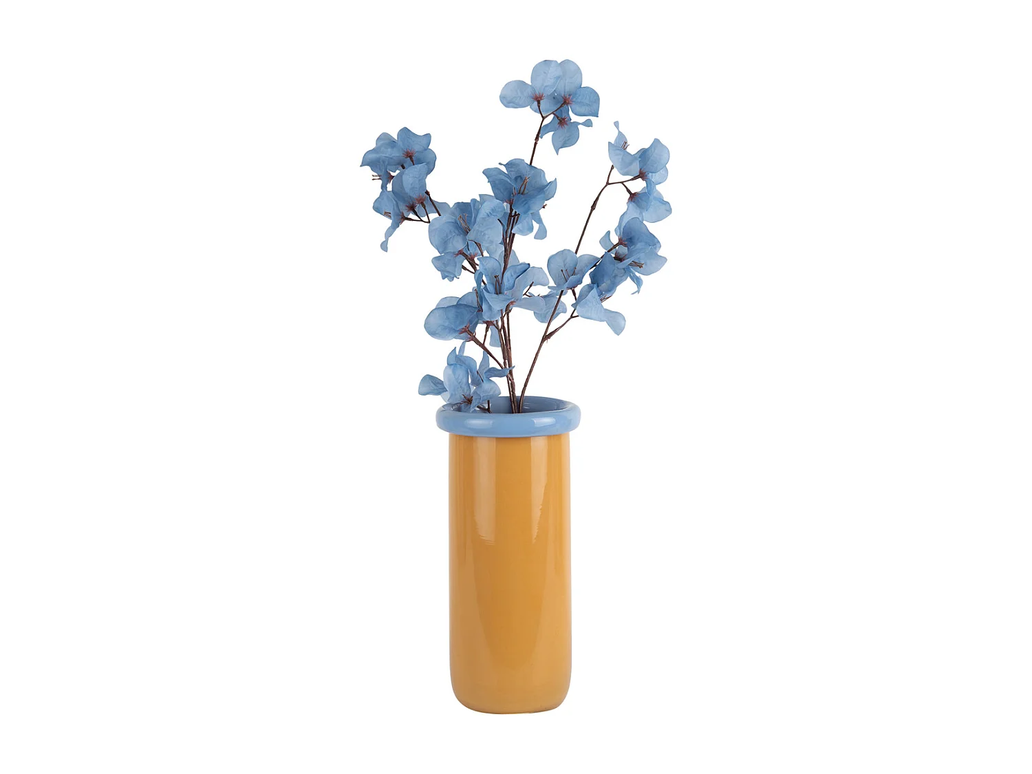 Vase Plegado - 14x14x30,5 cm - Gelb