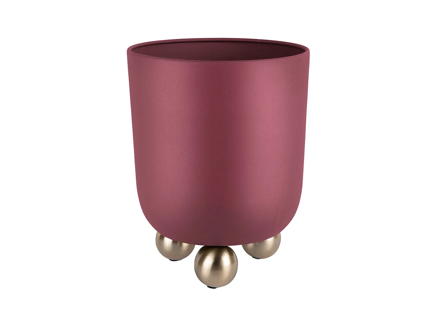 Pot de fleurs Estilo - 23x23x28 cm - Rouge