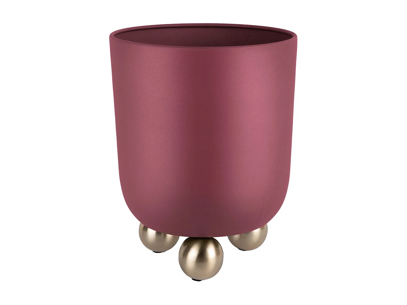 Pot de fleurs Estilo - 23x23x28 cm - Rouge