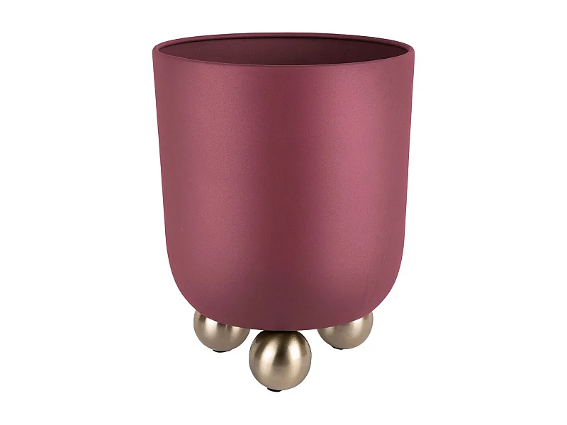 Pot de fleurs Estilo - 23x23x28 cm - Rouge