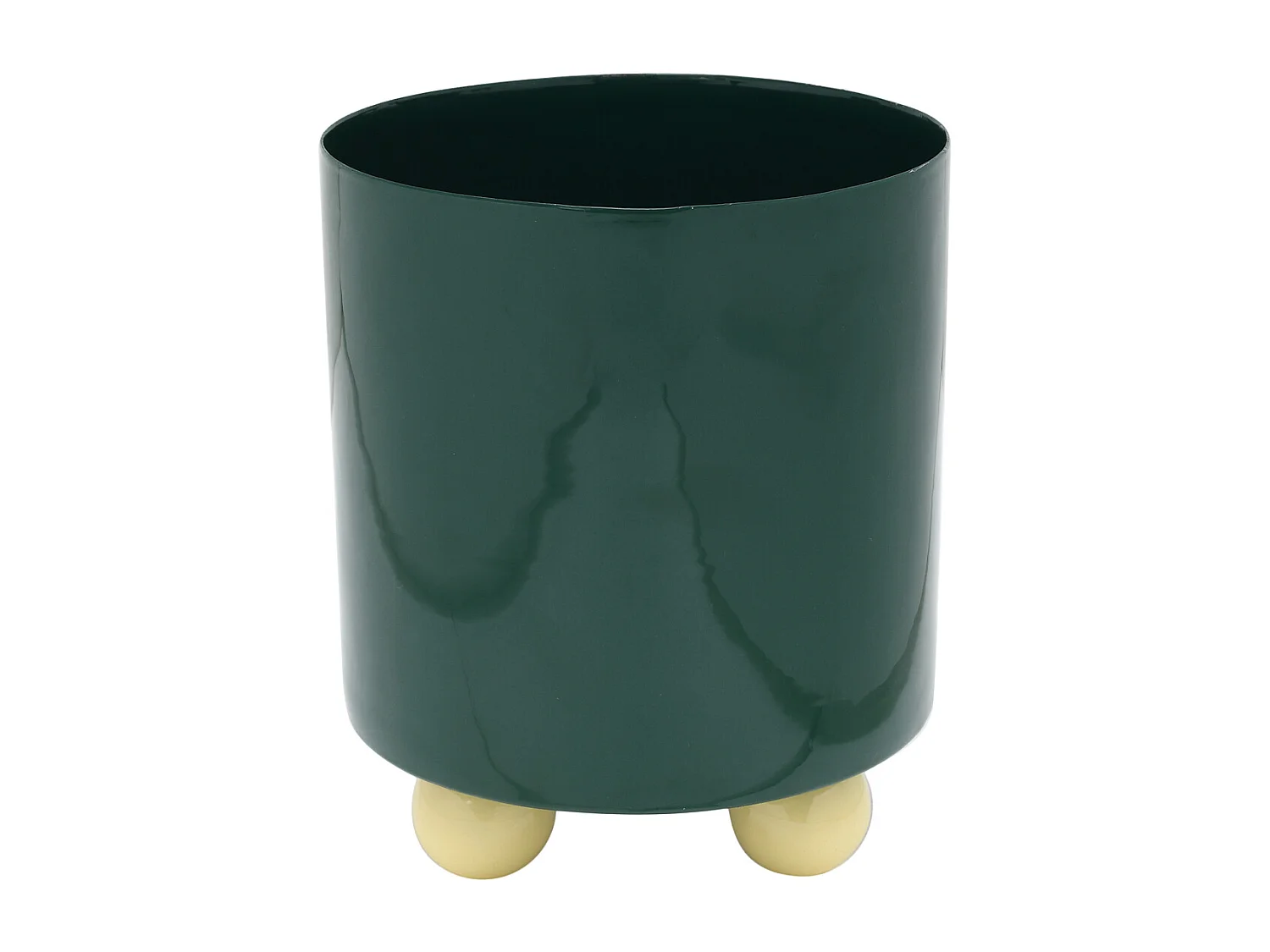 Bloempot Double Funky - 18x18x21 cm - Groen