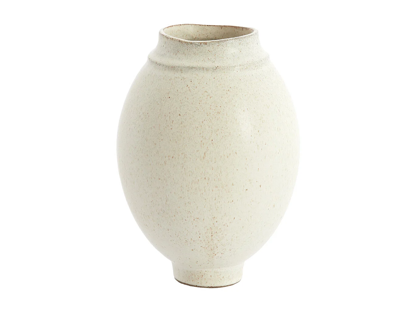 Vase LOREA - Ø17x23,5 cm - Blanc