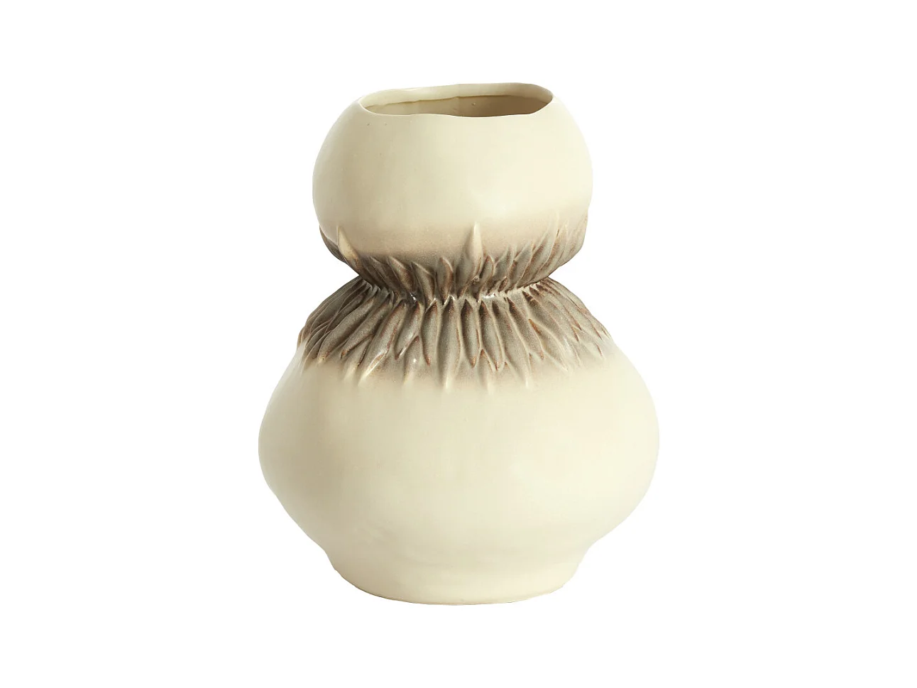 Vase AVERA - Ø23,5x29,5 cm - Blanc