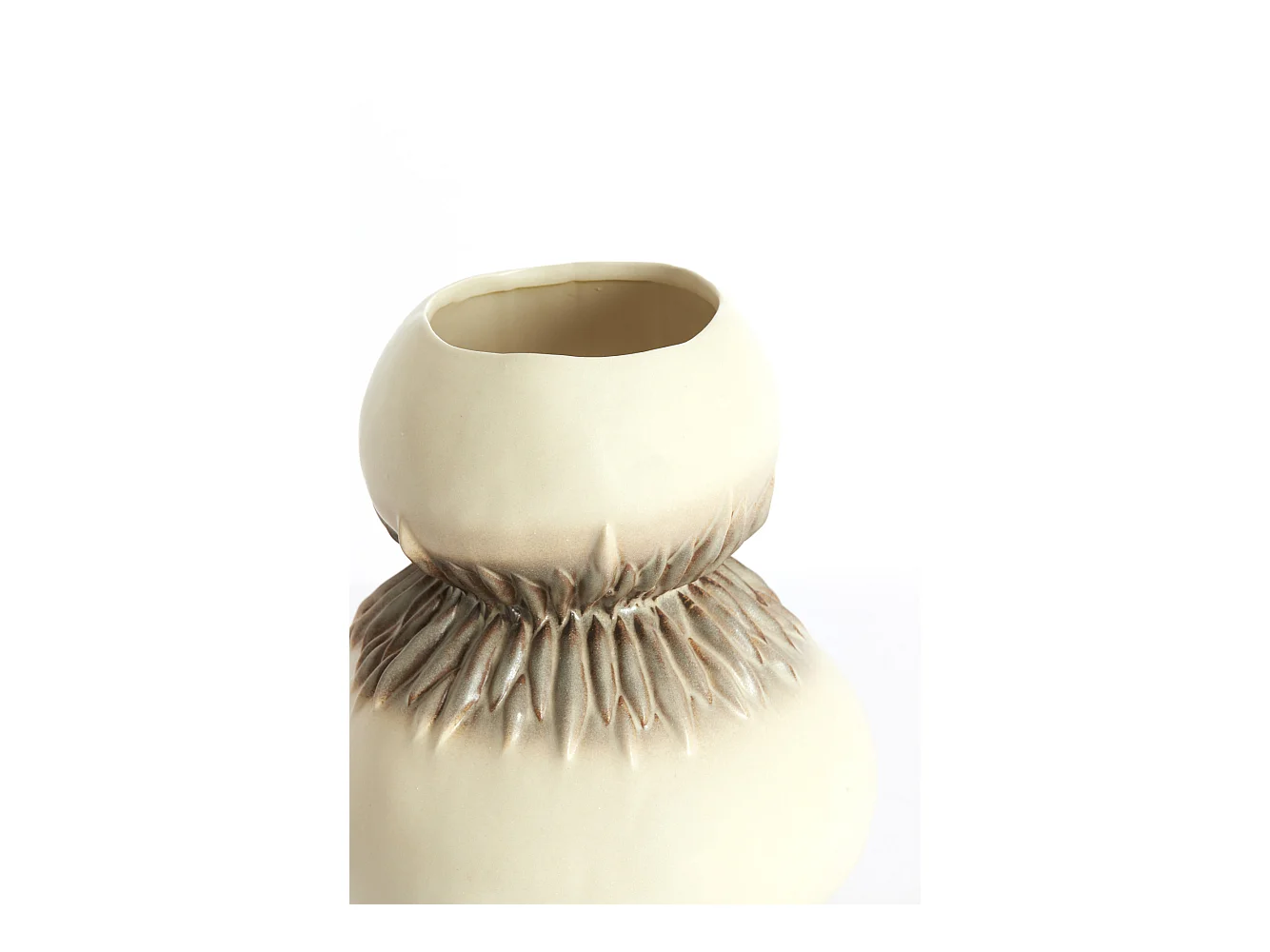 Vase AVERA - Ø23,5x29,5 cm - Blanc