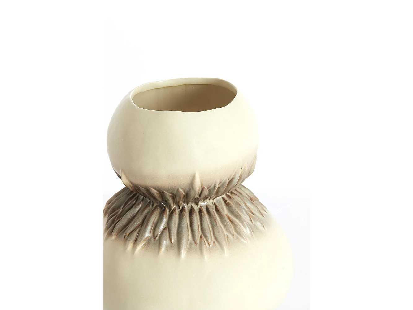Vase AVERA - Ø23,5x29,5 cm - Blanc