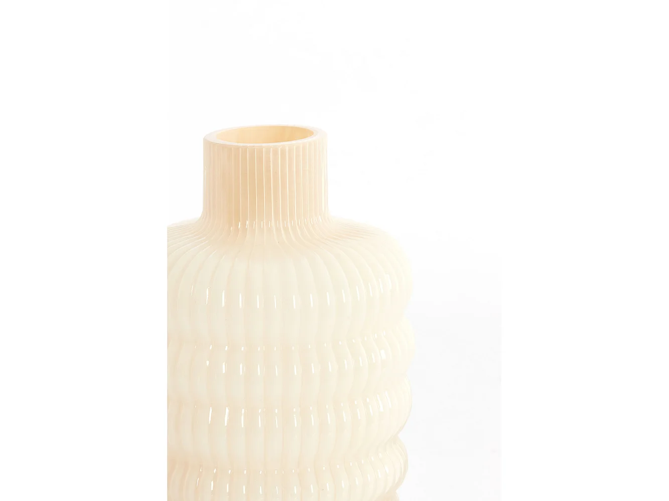 Light & Living - Vase LUNETTE - Ø15,5x30 cm - Weiß