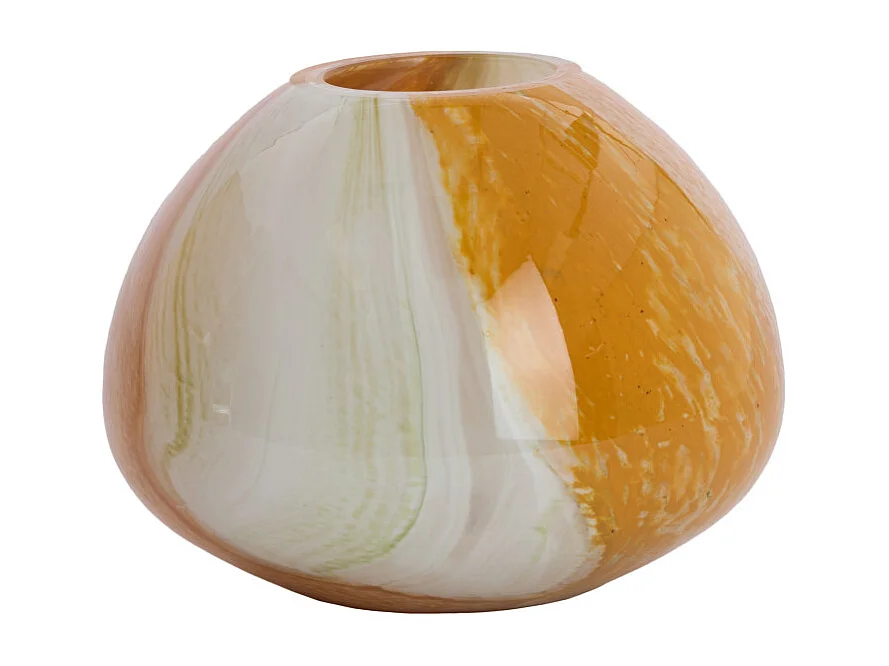 Vase KALUDRA - Ø21x18 cm - Orange