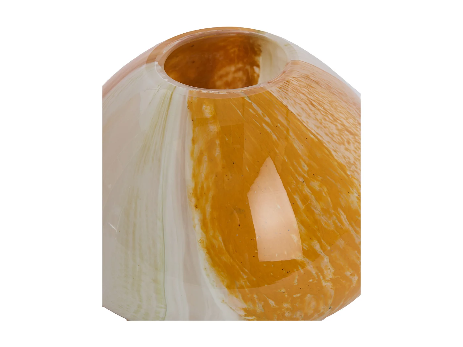 Vase KALUDRA - Ø21x18 cm - Orange