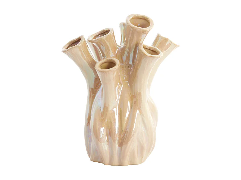 Vase LYSET - Ø17,5x20 cm - Marron