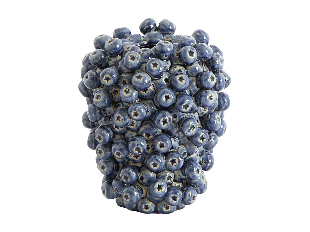 Vase Baies - 15x14,5x17,5 cm - Bleu