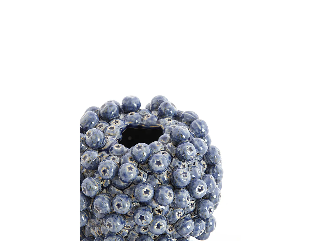 Vase Baies - 15x14,5x17,5 cm - Bleu