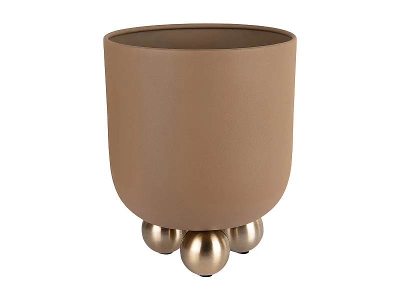 Bloempot Estilo  - 26x26x32 cm - Bruin