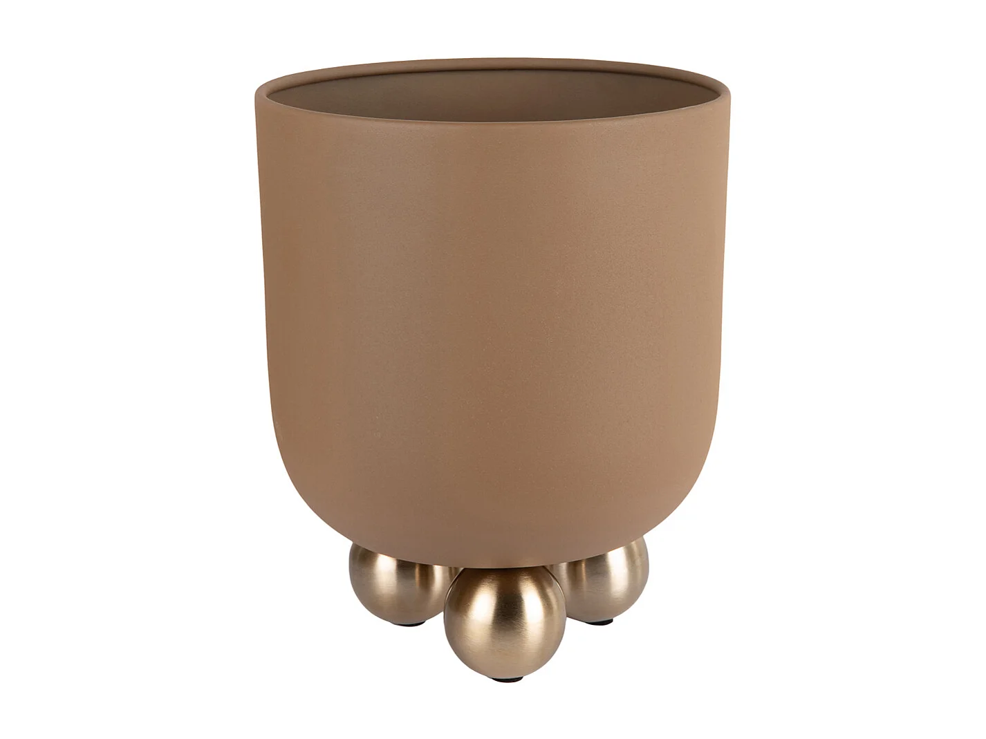 Pot de fleurs Estilo - 26x26x32 cm - Marron