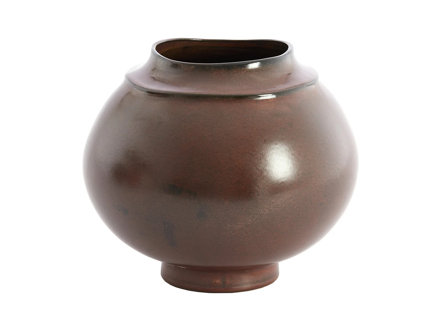 Vaas LOREA - Ø29.5x25.5 cm - Bruin