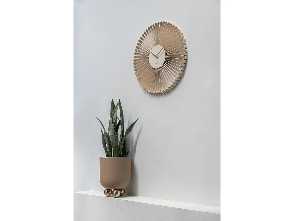 Pot de fleurs Estilo - 18,5 x 18,5 x 23 cm - Marron