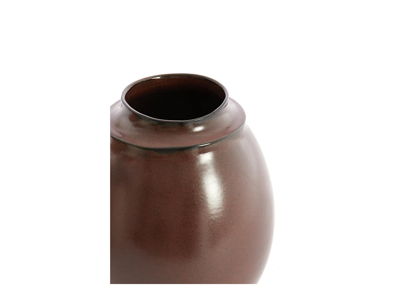 Vase LOREA - Ø24,5x33,5 cm - Marron
