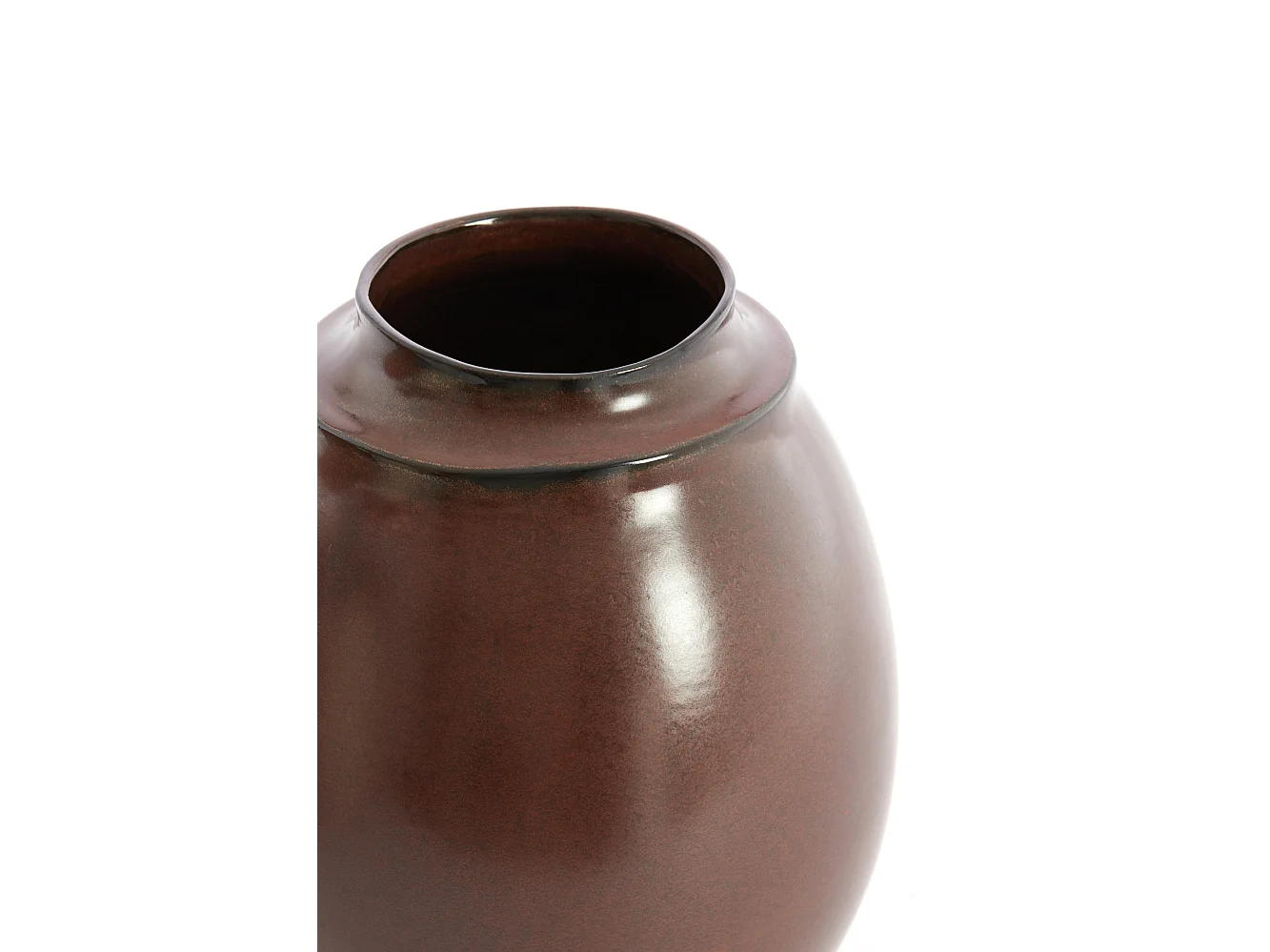 Vase LOREA - Ø24,5x33,5 cm - Marron