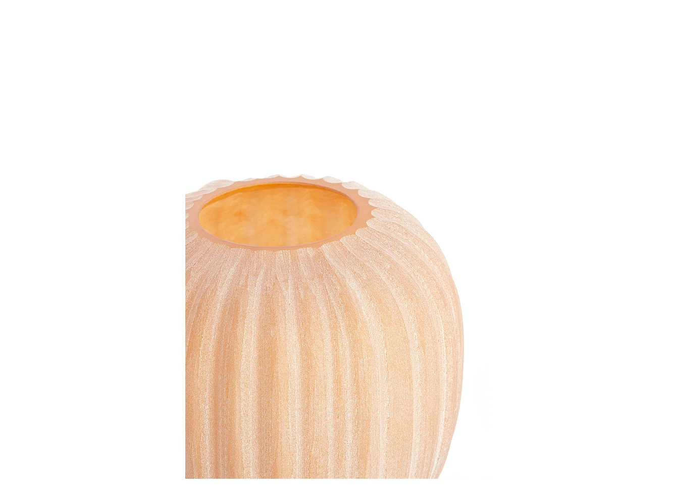 Vase ARAGON - Ø30x27 cm - Jaune