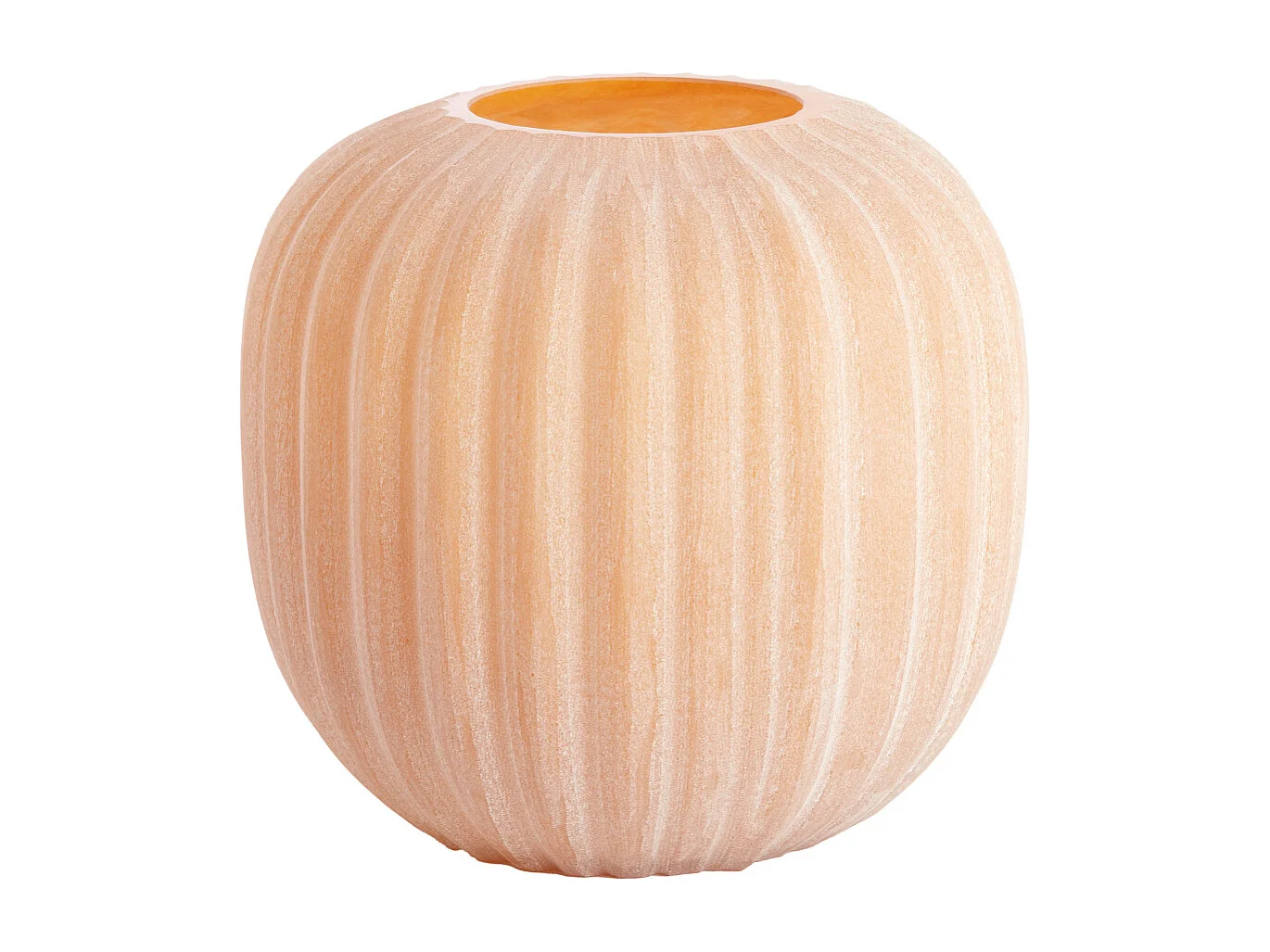 Vase ARAGON - Ø30x27 cm - Jaune