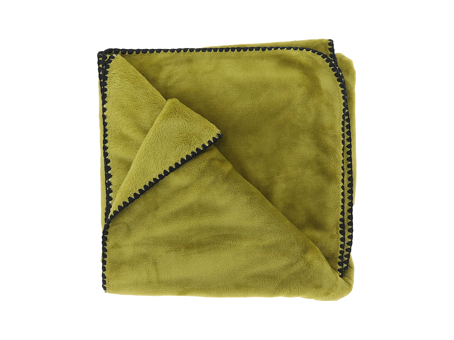 Plaid Jade 140x180cm - Vert Mousse