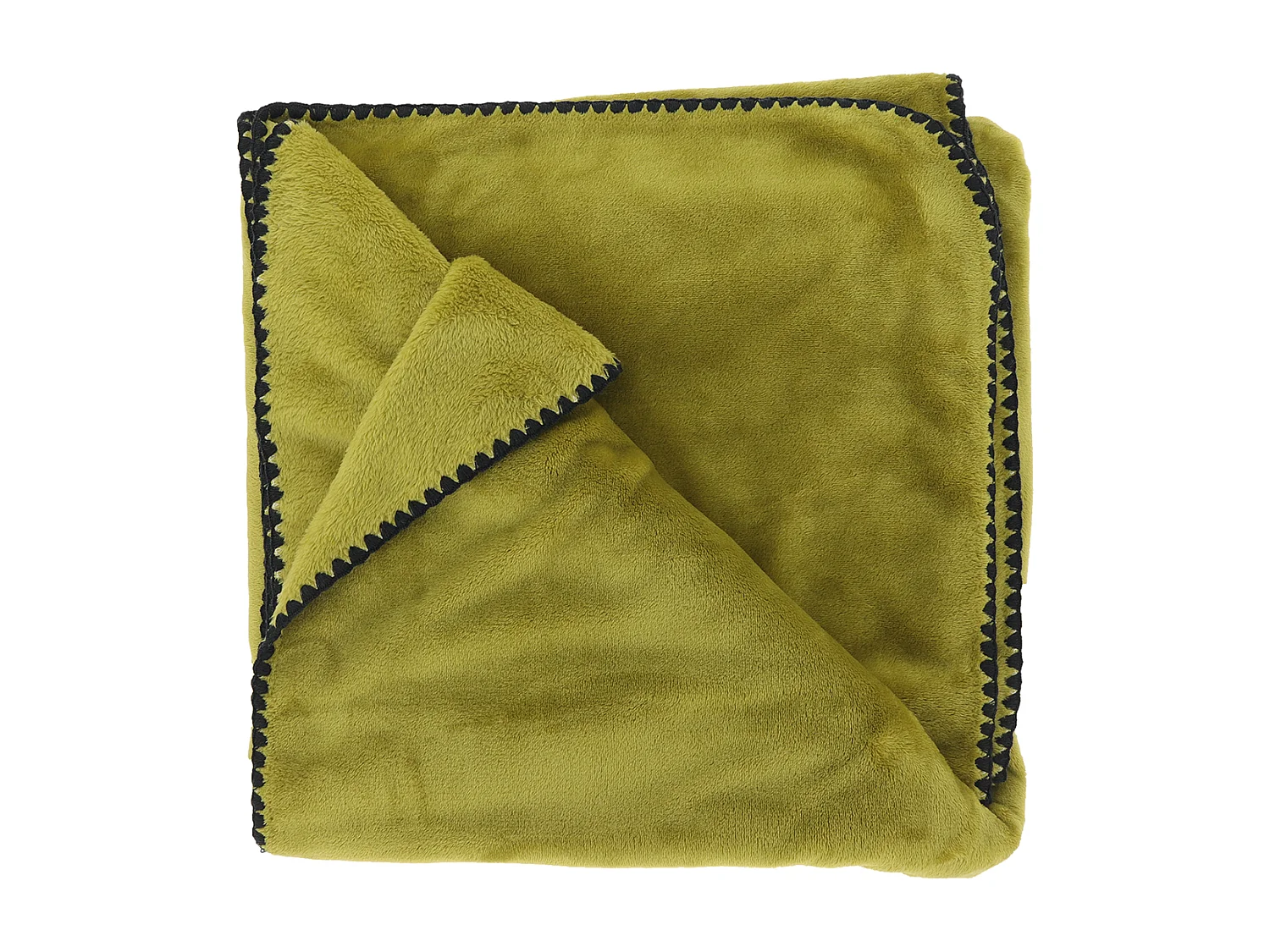 Plaid Jade 140x180cm - Vert Mousse