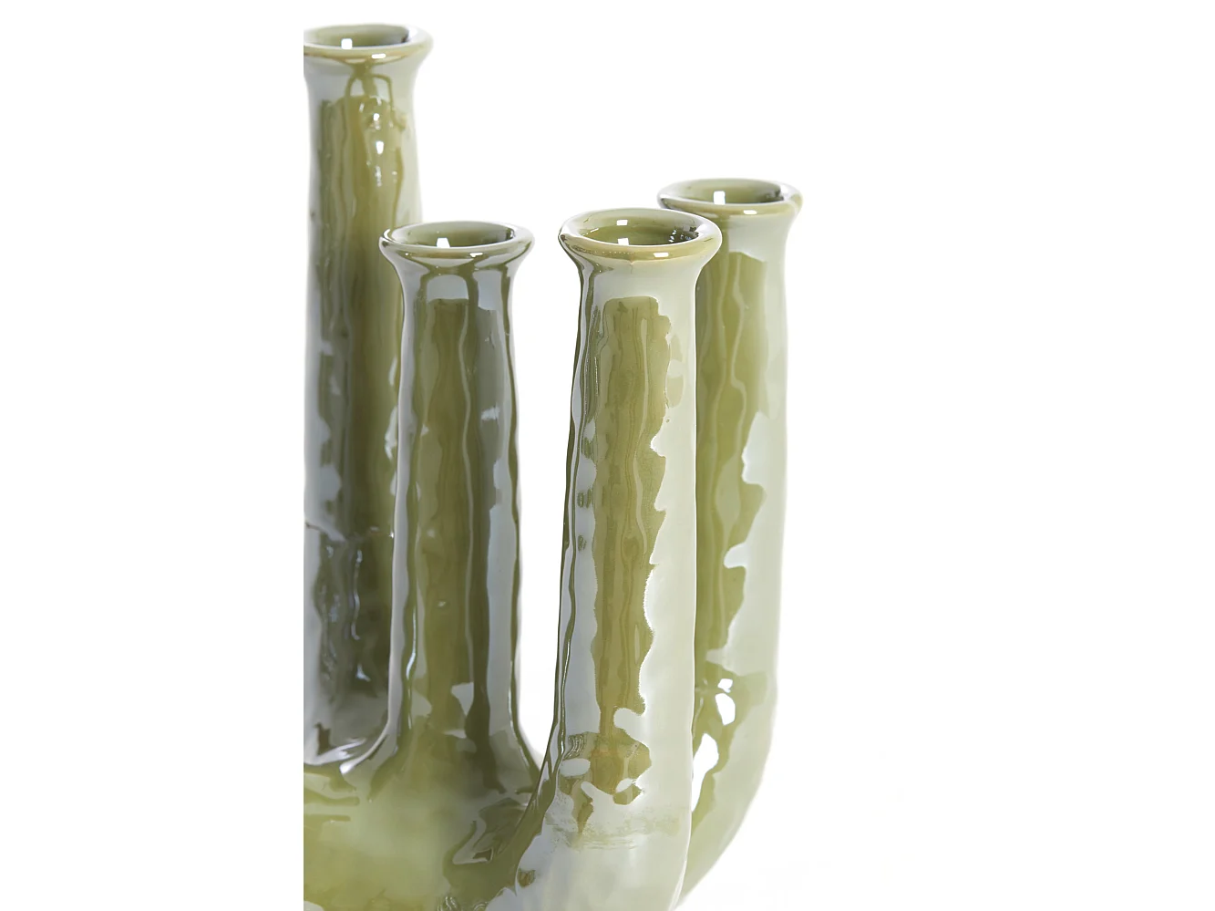 Vase LEONJO - 22x16,5x30 cm - Vert