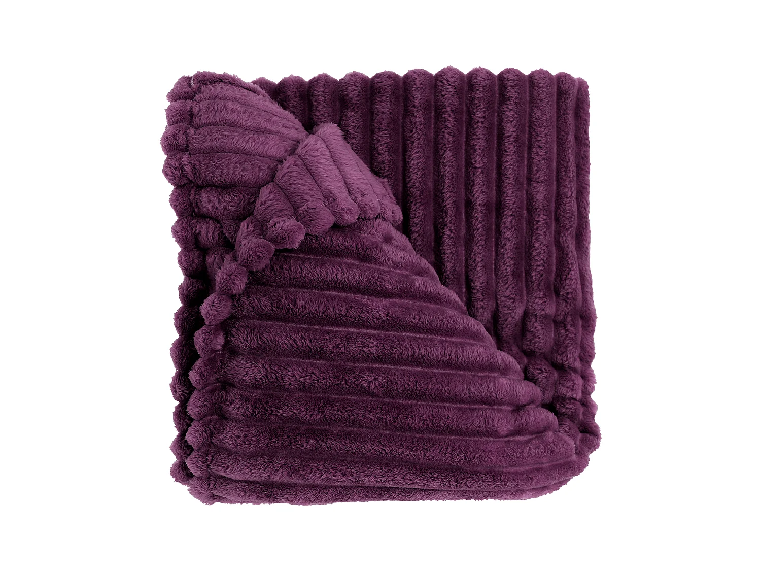 Plaid Lex 150x200cm - Violet foncé