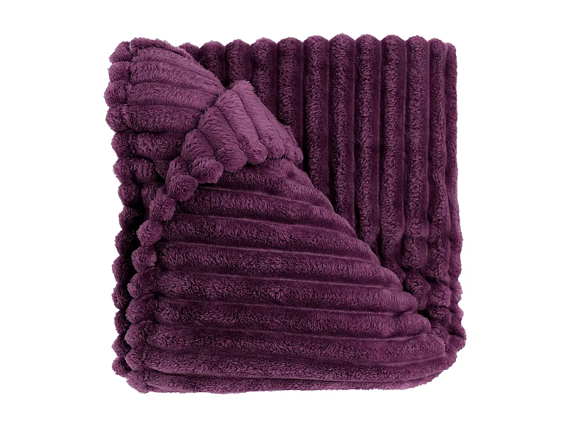 Plaid Lex 150x200cm - Violet foncé